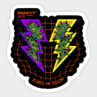 Skaett Purple Or Yellow Sticker